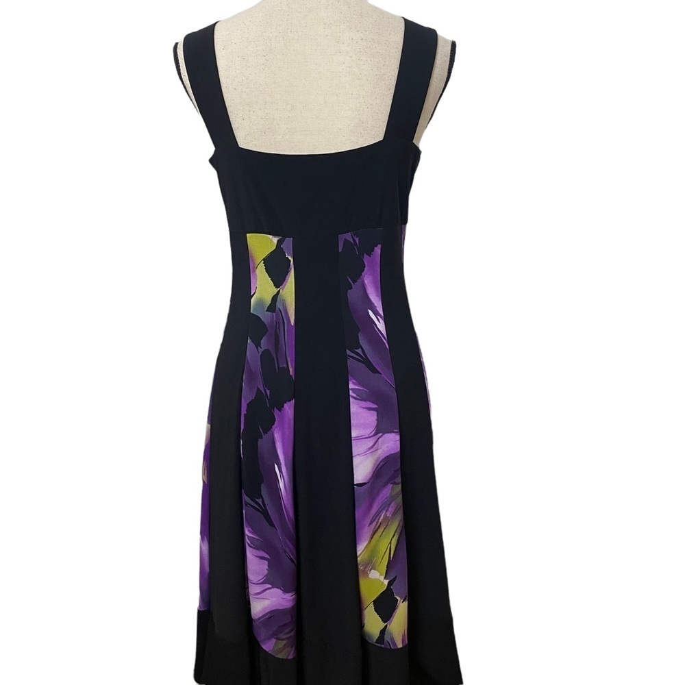 R & M Collection Fit & Flare Design Multi Colors Sz 14 - Picture 2 of 15